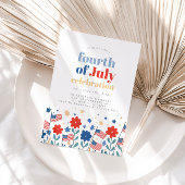 7月4日パーティの招待状 招待状