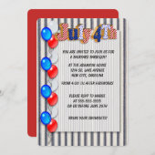 7月4日パーティの招待状 招待状 (正面/裏面)