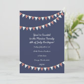 7月4日パーティの招待状 招待状 (スタンド正面)