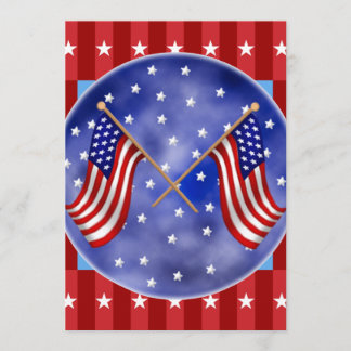 7月4日パーティの招待状 招待状