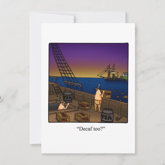 7月4日パーティの招待状「斑点」 招待状 (正面)