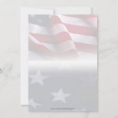 7月4日パーティーの招待状 招待状 (裏面)