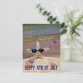 7月4日パーティーの招待状 招待状 (スタンド正面)