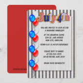 7月4日パーティーの招待状 招待状 (正面/裏面)