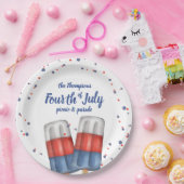 7月4日パーティーカスタム夏 ペーパープレート (パーティー)