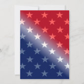 7月4日パーティーカラフル花火 招待状 (裏面)