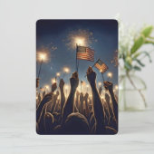 7月4日パーティースパーカーズ国旗 招待状 (スタンド正面)