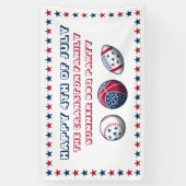 7月4日パーティースポーツボール 横断幕 (縦)