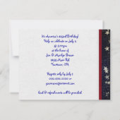 7月4日パーティーヒトデ 招待状 (裏面)