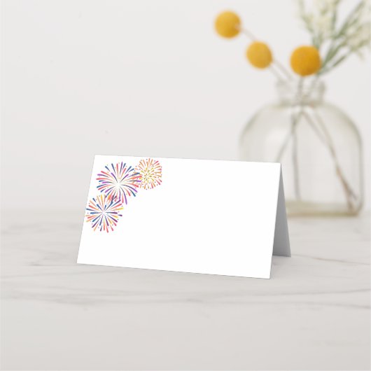 7月4日パーティー名座席表 プレイスカード (正面)