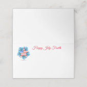 7月4日パーティー名座席表 プレイスカード (外部開封)