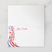 7月4日パーティー名座席表 プレイスカード (外部開封)