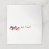 7月4日パーティー名座席表 プレイスカード (外部開封)