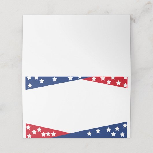 7月4日パーティー名座席表 プレイスカード (外部開封)