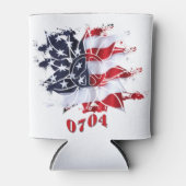 7月4日パーティー平和花 缶クーラー (正面)