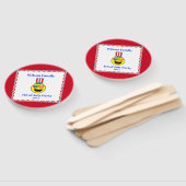 7月4日パーティー愛国カッコいい絵文字 ハンドファン (組立なし)