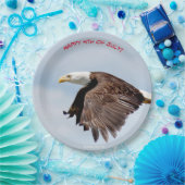 7月4日パーティー紙プレートとBald Eagle ペーパープレート (パーティー)