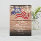 7月4日パーティー素朴弦灯 招待状 (スタンド正面)