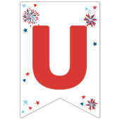 7月4日パーティー装飾誕生日カスタム バンティングフラッグ (第3の旗)