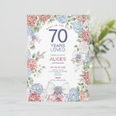 7月4日パーティー70th誕生日パーティー，マイルストーン 招待状 (スタンド正面)