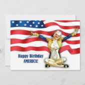 7月4日パーティー |イベントレトロのピンアップ 招待状 (正面)