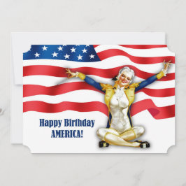 7月4日パーティー |イベントレトロのピンアップ 招待状