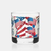 7月4日パーティー ウイスキーグラス (左)