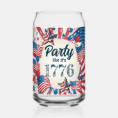 7月4日パーティー ガラス缶 (裏面)