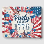 7月4日パーティー ゲストブック (裏面)