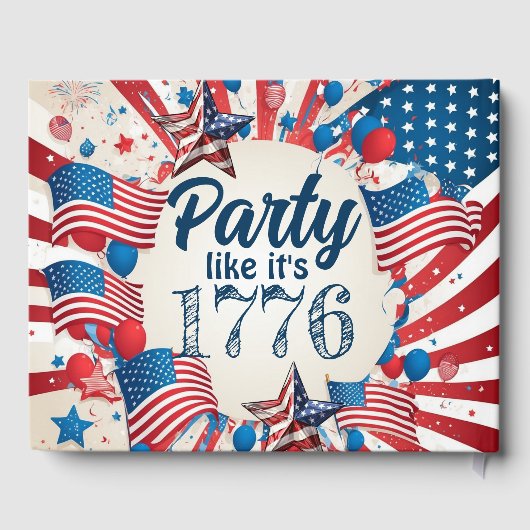 7月4日パーティー ゲストブック (裏面)