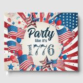 7月4日パーティー ゲストブック (正面)