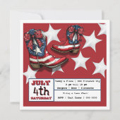 7月4日パーティー シーズンカード (正面)