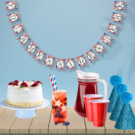 7月4日パーティー バンティングフラッグ