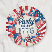 7月4日パーティー フェイバータグ (裏面)