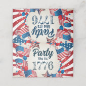 7月4日パーティー プレイスカード (外部開封)