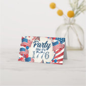 7月4日パーティー プレイスカード (裏面)