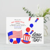 7月4日パーティー 招待状 (スタンド正面)