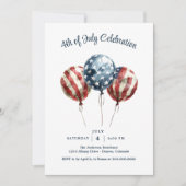 7月4日パーティー 招待状 (正面)