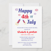 7月4日パーティー 招待状 (正面)