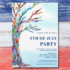 7月4日パーティー 招待状