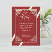 7月4日パーティー 招待状 (スタンド正面)