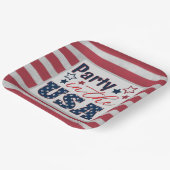 7月4日パーティー（米国） ペーパープレート (傾斜あり)