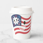 7月4日パーティー 紙コップ (裏面)