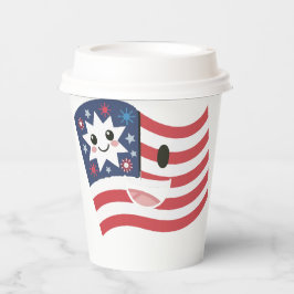 7月4日パーティー 紙コップ