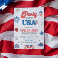 7月4日パーティーin the USA招待状