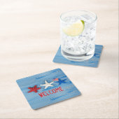 7月4日ヒトデ スクエアペーパーコースター (インサイチュ)