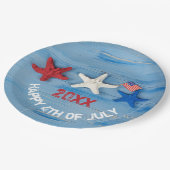 7月4日ヒトデ ペーパープレート (アングル)