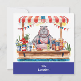 7月4日ヒポのビキニプールパーティー 招待状