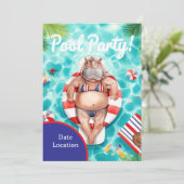 7月4日ヒポのビキニプールパーティー 招待状 (スタンド正面)