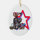 7月4日ビッグレタースターオーナメント セラミックオーナメント (右)